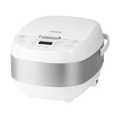 10 Menu Options: White Rice, Brown Rice & More, Touch-Screen, Nonstick Inner Pot, CR-0605F, White/Silver, Multi-Functional Rice Cooker