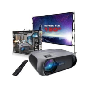 MONSTER VISION WIRELESS 1080P FHD TFT LCD PROJECTOR